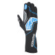 FIA kartingové rukavice Alpinestars Tech-1 KX V4 (vnější šití), černá/modrá