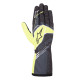 Závodní rukavice Alpinestars Tech-1 K Race V2 Corporate, Antracitová/limetková
