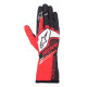 Kartingové rukavice Alpinestars Tech-1 K Race V2 Corporate (vnitřní šití), červená/černá