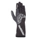 Rukavice Kartingové rukavice Alpinestars Tech-1 K Race V2 One Vision (vnitřní šití), černá/šedá | race-shop.cz
