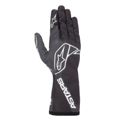 Kartingové rukavice Alpinestars Tech-1 K Race V2 One Vision (vnitřní šití), černá/šedá