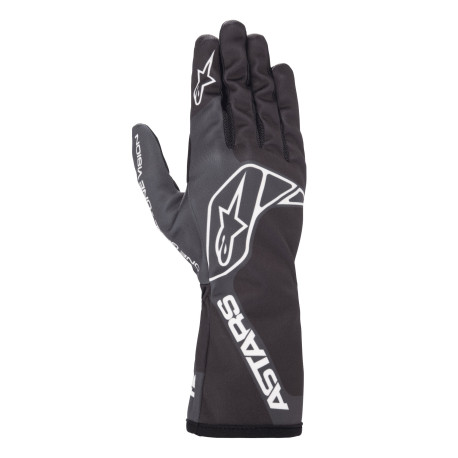 Rukavice Kartingové rukavice Alpinestars Tech-1 K Race V2 One Vision (vnitřní šití), černá/šedá | race-shop.cz