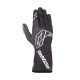 Rukavice Dětské kartingové rukavice Alpinestars Tech-1 K Race S V2 One Vision (vnitřní šití), černá/šedá | race-shop.cz