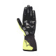 Rukavice Dětské kartingové rukavice Alpinestars Tech-1 K Race S V2 Corporate (vnitřní šití), antracitová/fluo žlutá | race-shop.cz
