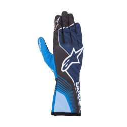 Dětské kartingové rukavice Alpinestars Tech-1 K Race S V2 Future (vnitřní šití), námořnická modrá/černá