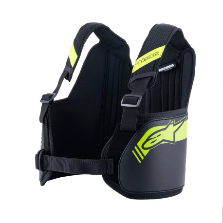 Ochrana krku a chrániče ALPINESTARS dětský chránič žeber Bionic, černá/fluo žlutá | race-shop.cz