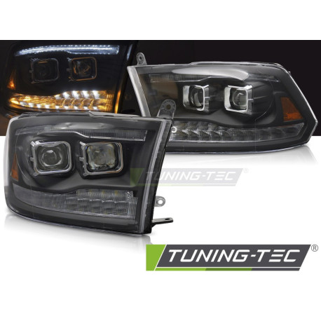 Osvětlení DODGE RAM 09-18 DOUBLE BLACK | race-shop.cz