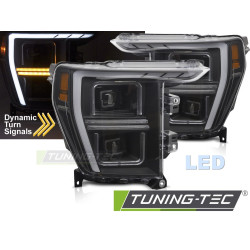 LED přednÍ SVĚTLA TUBE LIGHT ČERNÁ pro FORD F150 MK14 20-23