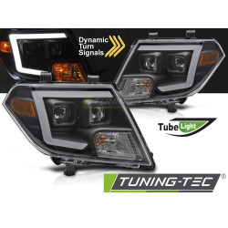 NISSAN NAVARA FRONTIER 10-14 TUBE LIGHTS BLACK