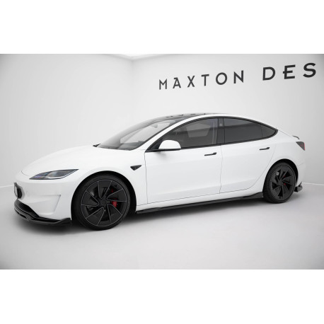 Body kit a vizuální doplňky MAXTON DESIGN sada splitterů pro Tesla Model 3 Performance Mk1 Facelift | race-shop.cz