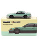 Modely aut Tarmac Works 1/64 - Nissan Silvia S13 Vertex | Green / Grey | race-shop.cz