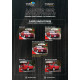 Modely aut Tarmac Works 1/64 - Mitsubishi Lancer GSR Evolution II | Rouge + Cartes à Collectionner | race-shop.cz
