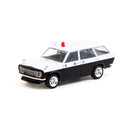 Modely aut Tarmac Works 1/64 - Datsun Bluebird 510 Wagon | Japan Police Car | race-shop.cz