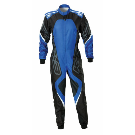 Kombinézy CIK-FIA kombinéza OMP KS-3X ART černá/modrá | race-shop.cz