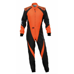 CIK-FIA kombinéza OMP KS-3X, černá/fluo oranžová
