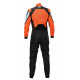 Kombinézy CIK-FIA dětská kartingová kombinéza OMP KS-3X, černá/fluo/oranžová | race-shop.cz