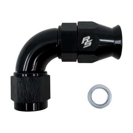 Fitinky 90 ° PTFE kovaná FULL FLOW fitinka AN4 90° | race-shop.cz