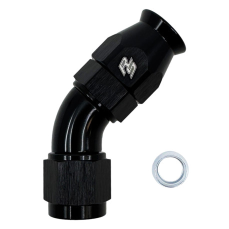 Fitinky 45 ° PTFE kovaná FULL FLOW fitinka AN4 45° | race-shop.cz