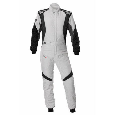 Kombinézy FIA závodní kombinéza OMP FIRST EVO my2025, šedá/černá | race-shop.cz
