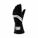 Rukavice FIA závodní rukavice OMP DIJON (vnitřní šití), černá/bílá | race-shop.cz