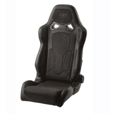 Sportovní sedačky Bez FIA homologace polohovatelné Závodní polohovatelné sedadlo OMP RTS, černá | race-shop.cz