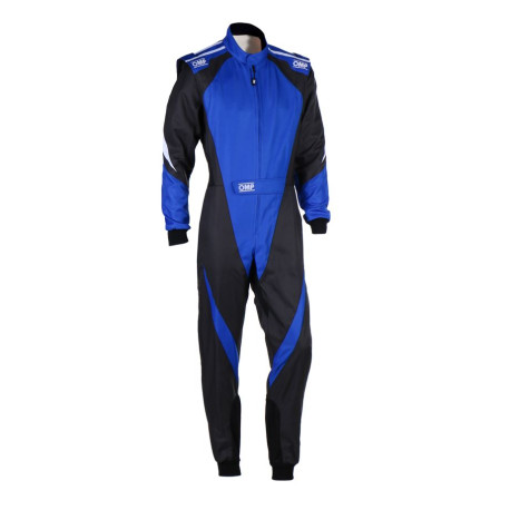 Kombinézy CIK-FIA dětská kombinéza OMP KS-3X, černá/modrá | race-shop.cz