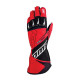 Rukavice Kartingové rukavice OMP KS-2R (vnější šití), červená/černá | race-shop.cz
