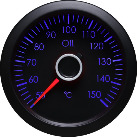 Budíky RACES VW Series Budík RACES VW Series - Teplota oleje - červená/modrá | race-shop.cz