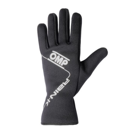 Rukavice Kartingové rukavice OMP RAIN-K (vnější šití), černá | race-shop.cz