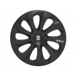 SPARCO kryty kol (poklice) SICILIA - 16" (černá) POŠKOZENÉ