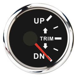 Budík RACES Marine - Ukazatel sklonu motoru (Trim meter)