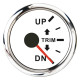 Budíky RACES Marine Budík RACES Marine BÍLÁ - Ukazatel sklonu motoru (Trim meter) | race-shop.cz