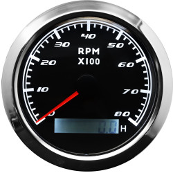 Budík RACES Marine - Prídavný tachometr (0-8000RPM)