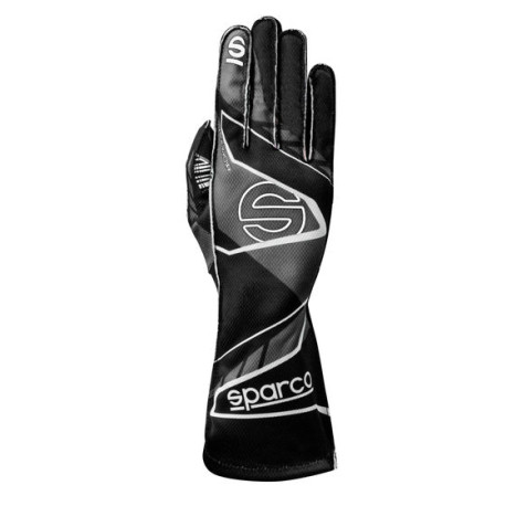 Rukavice Race gloves Sparco K-ARROW + 2025 with FIA, černá/šedá | race-shop.cz