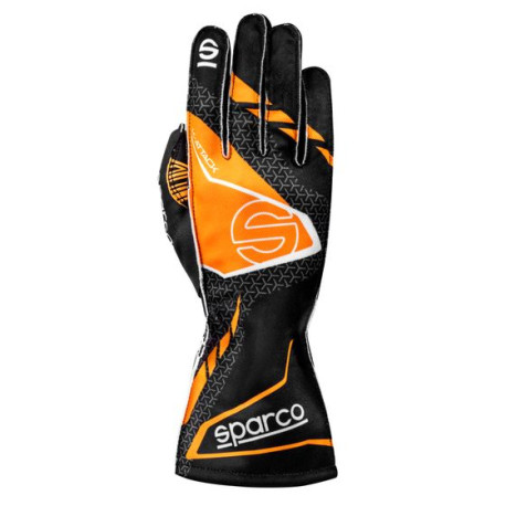 Rukavice Závodní rukavice Sparco K-ATTACK 2025, černá/fluo oranžová | race-shop.cz