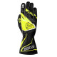 Kartingové rukavice Sparco K-ATTACK 2025 (vnější šití), černá/fluo žlutá