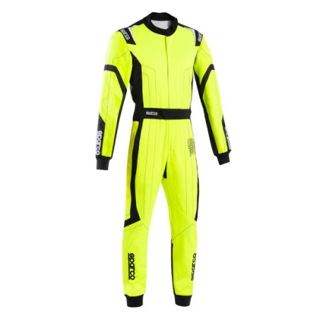 Kombinézy Závodní kombinéza SPARCO THUNDER K48 ADV s FIA, fluo žlutá/černá | race-shop.cz