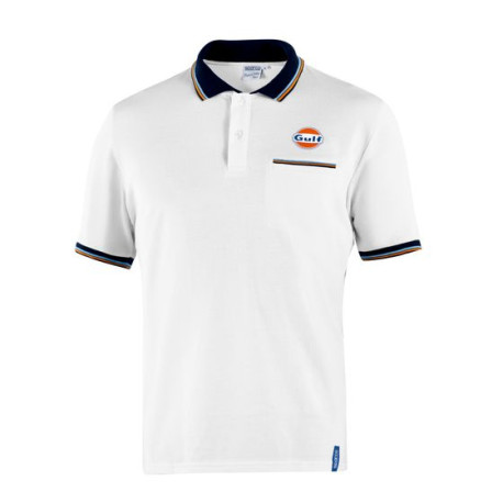 Trička Polokošile SPARCO GULF (s kapsičkou), bílá | race-shop.cz