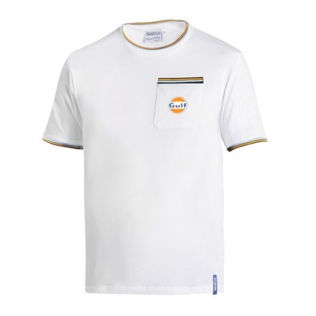 Trička Sparco Gulf tričko s kapsou, bílá | race-shop.cz