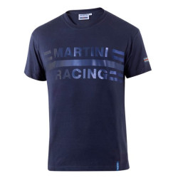 Sparco Martini Racing Velké logo Tričko, modrá