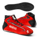 Boty Sparco Slalom + 2025 s FIA, červená