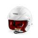 Přilba Sparco FLUX RJ-I s FIA, bílá/červená