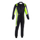 FIA závodní kombinéza Sparco SPRINT PRO 2025, černá/fluo zelená
