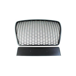 Grill Audi A6 C6 RS-Style Lesk Černá 09-11