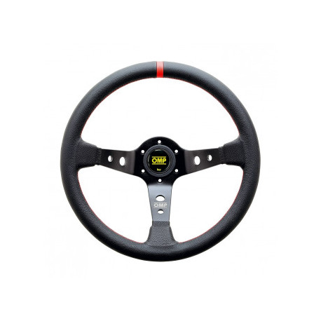 Bazar 3 ramenný volant OMP Corsica, 350mm kůže, 95mm POŠKOZENÉ | race-shop.cz