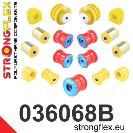 F80 F82 F83 036068B: Kompletní sada polyuretanových pouzder | race-shop.cz