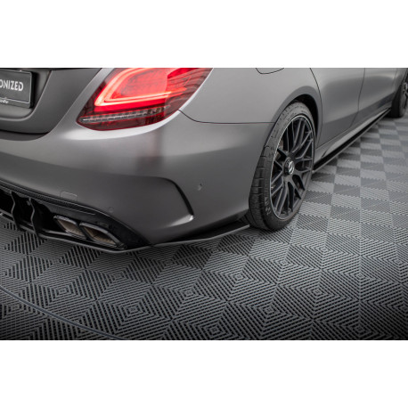 Body kit a vizuální doplňky MAXTON DESIGN zadní boční splittery pro Mercedes-AMG C63 Sedan / Estate W205 Facelift | race-shop.cz