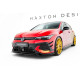 Body kit a vizuální doplňky Přední splitter V4 Volkswagen Golf GTI Clubsport Mk8 Facelift | race-shop.cz