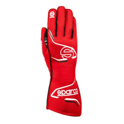 FIA závodní rukavice Sparco ARROW+ (vnější šití), červená/černá