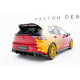 Body kit a vizuální doplňky Zadní difuzor V2 Volkswagen Golf GTI Clubsport Mk8 Facelift (Černá-Červená) | race-shop.cz